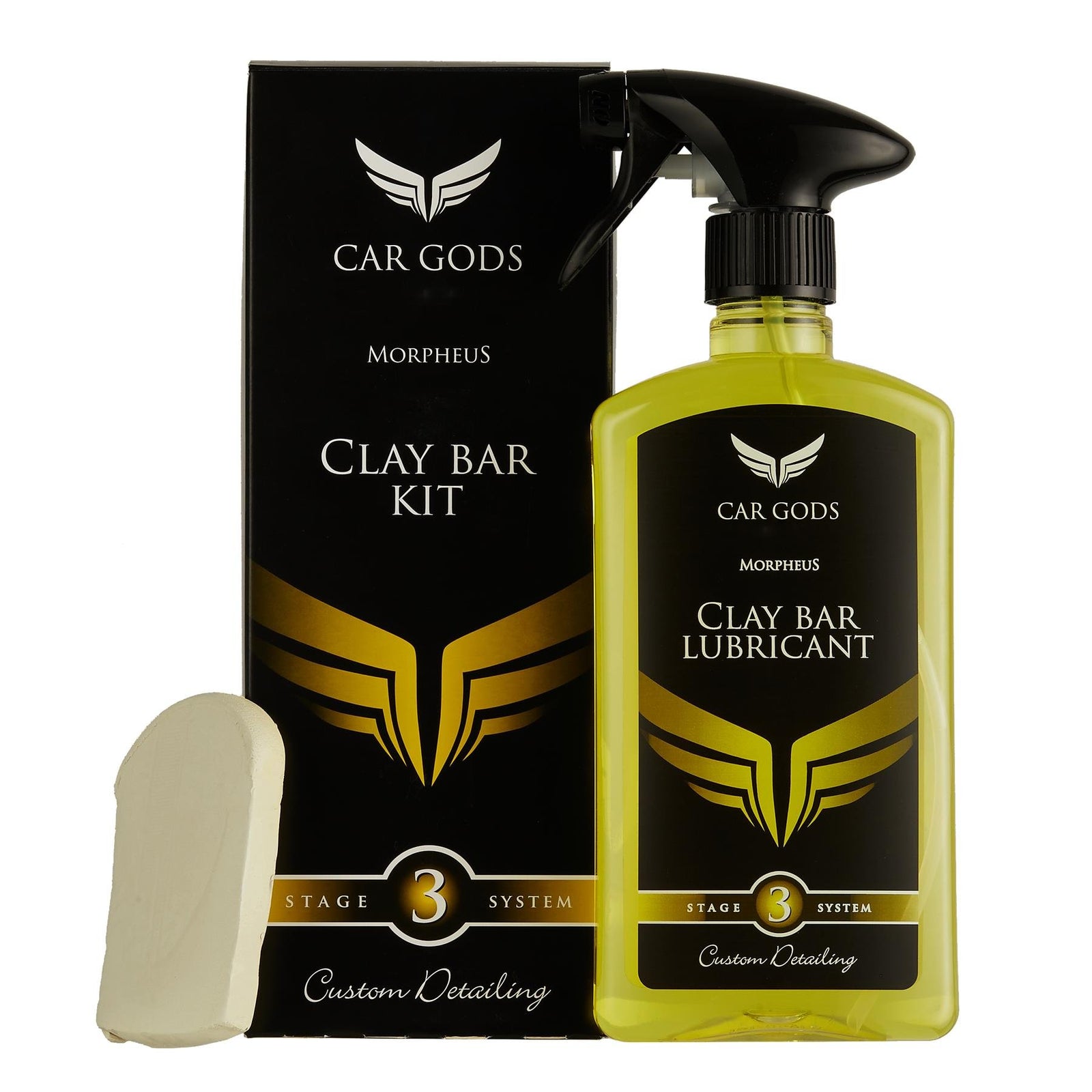 Clay Bar & Lubricant Detailing Kit